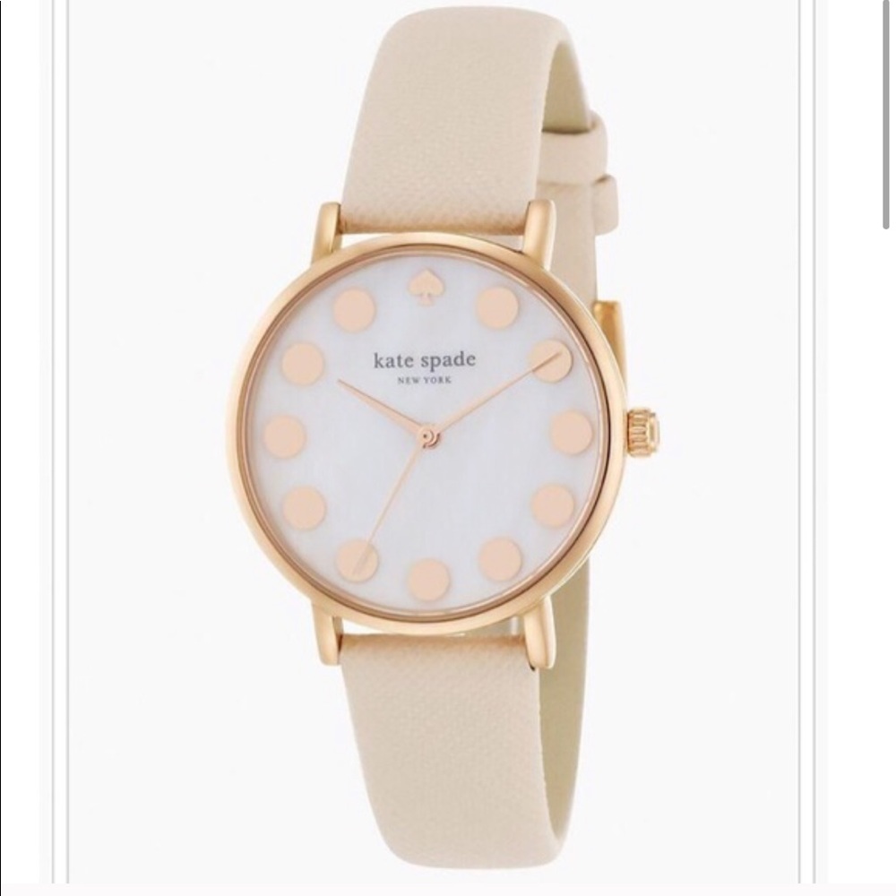 Kate Spade Rose Gold Dot Metro Watch